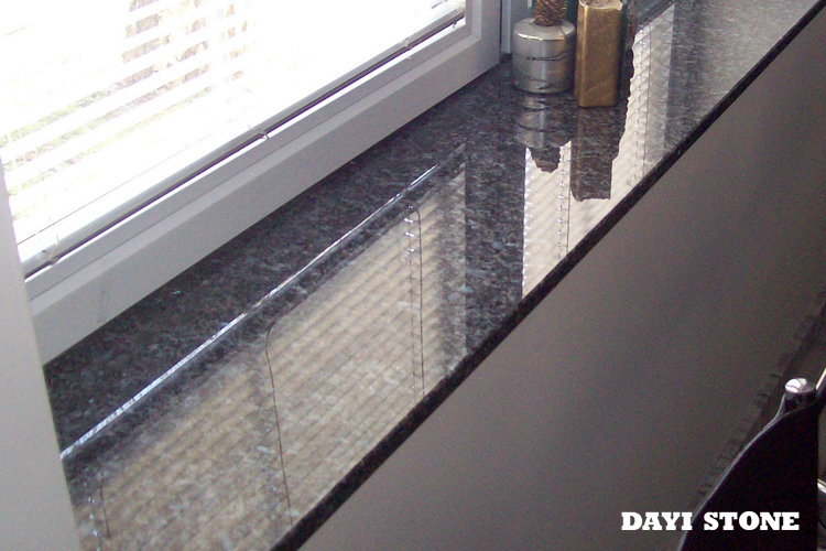 Window sills Blue Pearl Granite Stone Top and front edge bullnose polished - Dayi Stone